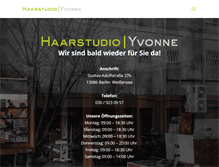 Tablet Screenshot of haarstudioyvonne.de